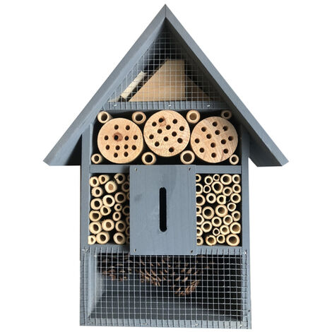 Maison d&39insecte en bois naturel, abri de jardin, bote d&39élevage pour toutes les créatures UD88,as shown,CHINA
