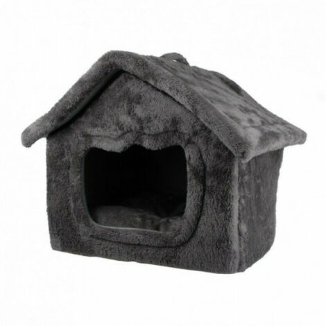 Maison petit chien & chat ''daily'' gris :45x39x44cm