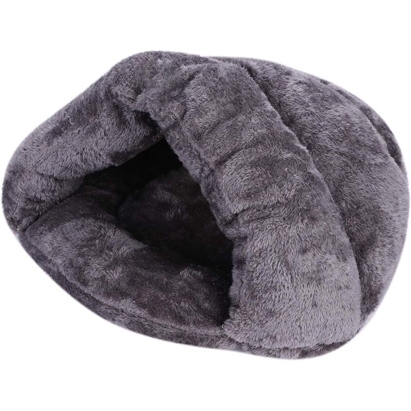 Maison de couchage pour chien ou chat, grotte douce et épaissie, lit confortable pour animaux