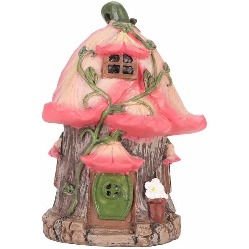 Maison de fées Gnome en résine, résistante à la poussière et à l'eau, figurine de jardin pour jardin, pelouse, décoration extérieure