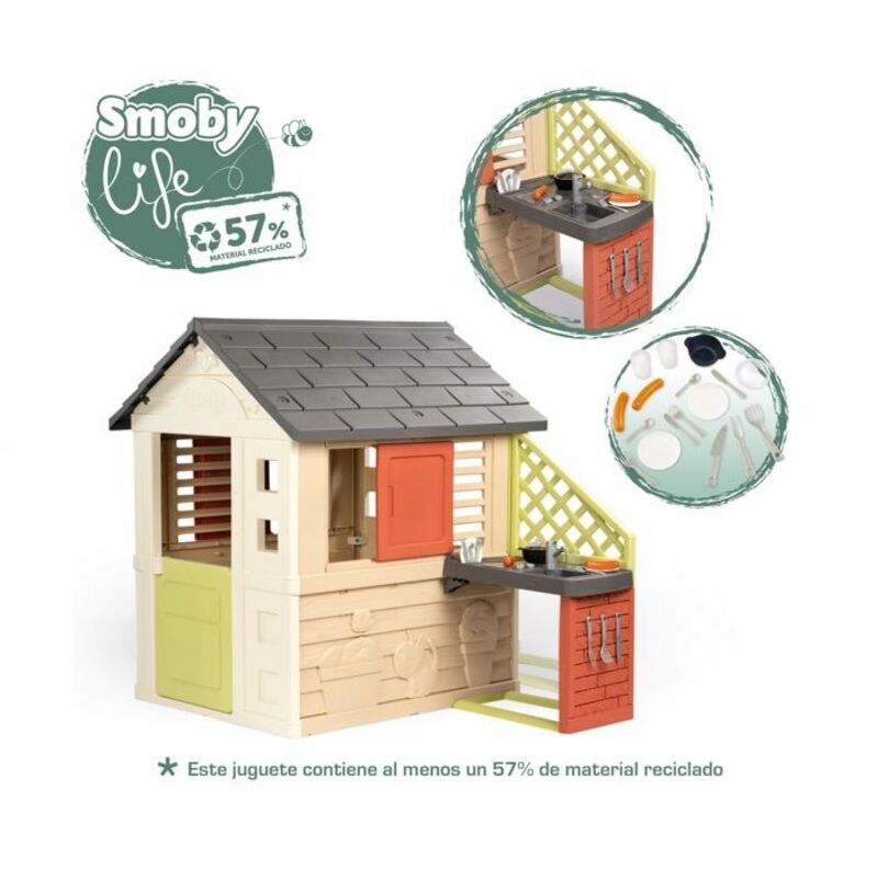Maison Nature + Cuisine Smoby Life 7600810739 - vue 3
