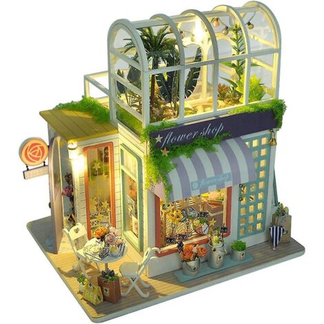 maison De Poupe En Bois, Maison De Poupe, 1:24 Creative Room, Valentine's Day Gift. Dcoration De Bureau