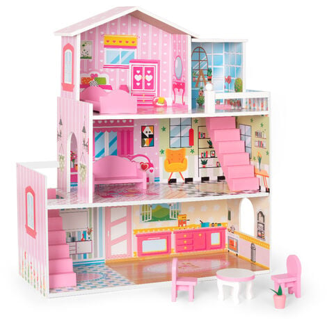 Maison de poupée miniature bricolage avec accessoires Mini modèle de maison