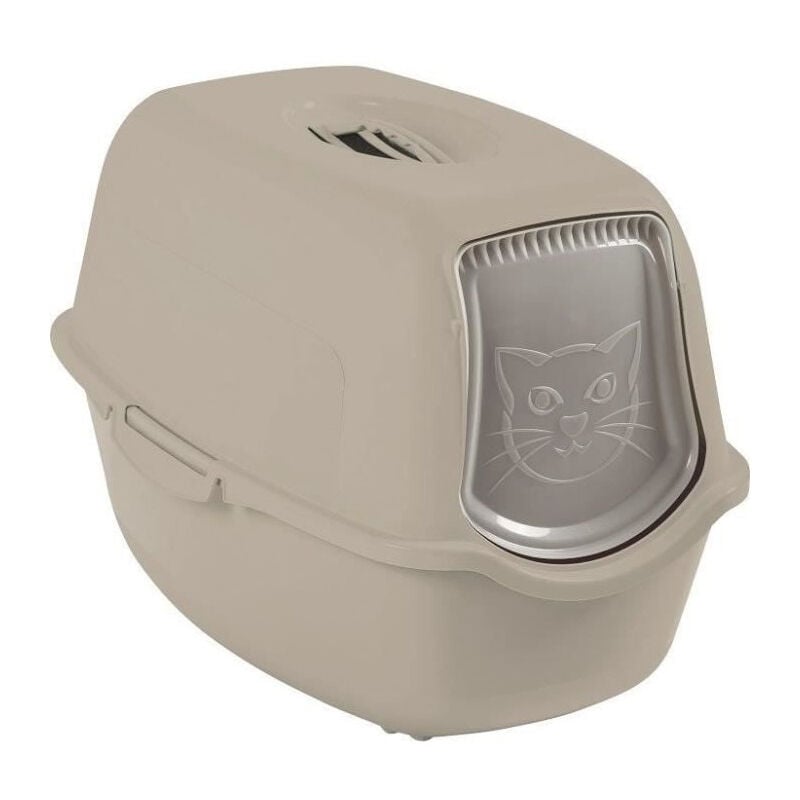 Rotho - Maison de toilette - Cappuccino (pp Recyclé) - 56 x 40 x 39 cm