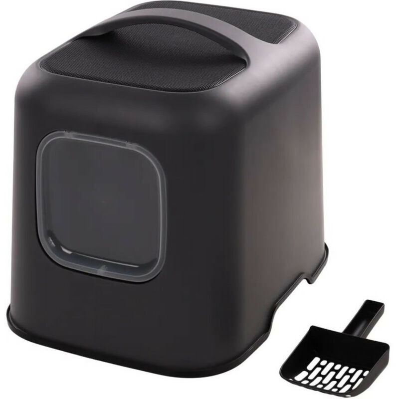 Maison de toilette, Lisa grise 38.5 x 51 x H44.5 cm, pour chat Animallparadise