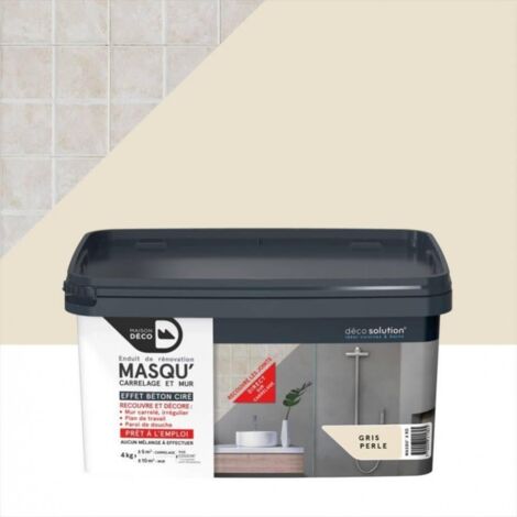 MAISON DECO Fliesen- und Wandmaskenbeschichtung, Perlgrau, 4 kg MAISON DECO