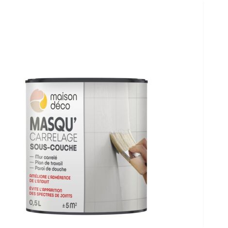 MAISON DECO Sous-couche Masqu'carrelage, MAISON DECO, incolore, 0.5 litre
