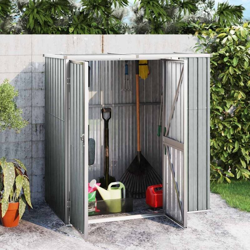Prolenta Premium - Furniture Limited - Abri à outils de jardin Gris 161x89x161 cm