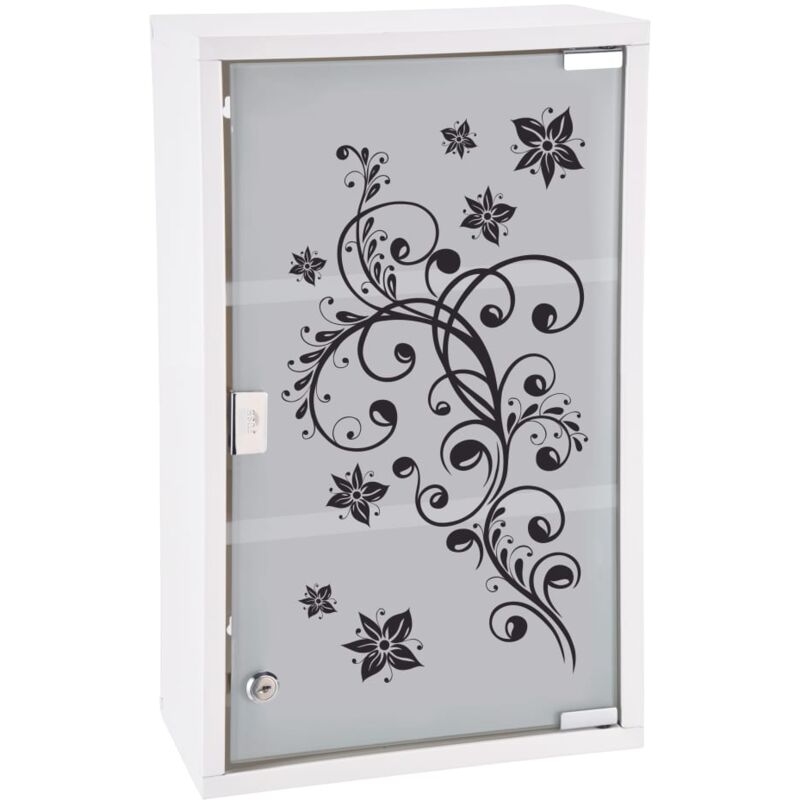 Furniture Limited -Armoire à pharmacie 30 x 15 x 50 cm Acier