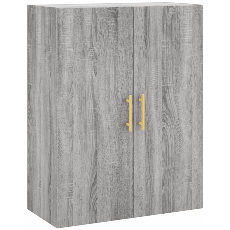 Jinlefu - Armoire murale sonoma gris 69,5x34x90 cm vidaXL