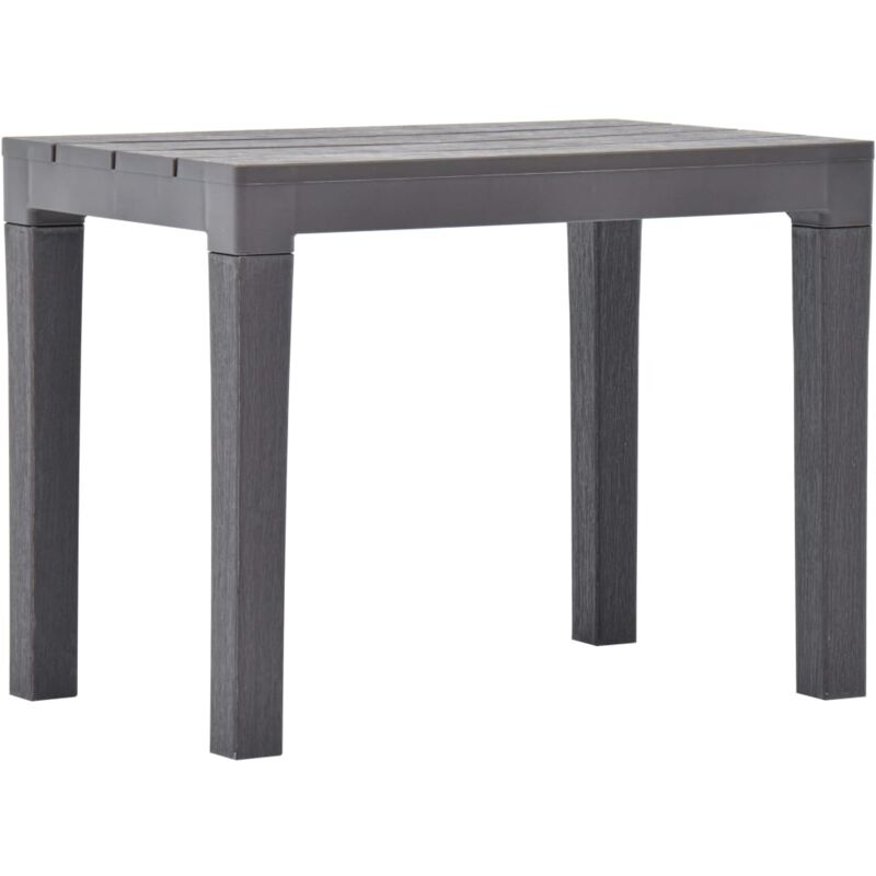 Prolenta Premium - inlife Bancs de jardin 2 pcs Moka Plastique