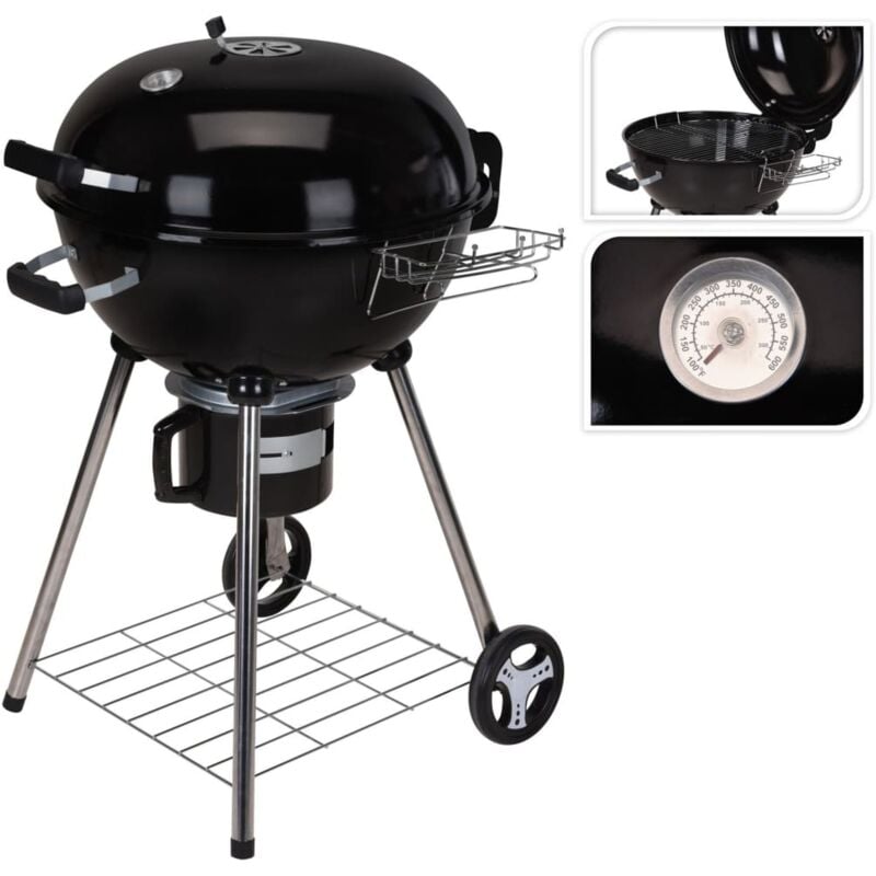 Furniture Limited - Barbecue sous forme de bouilloire 68 x 57 x