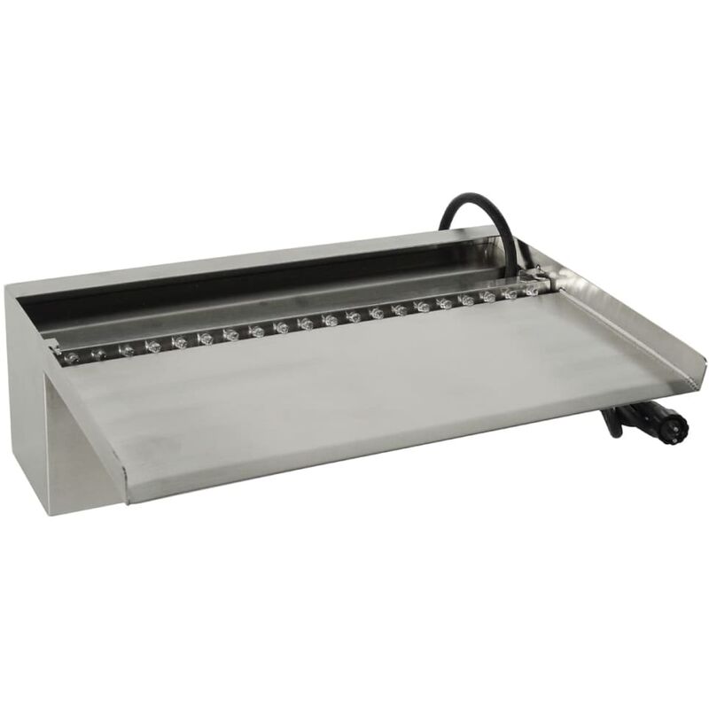 Prolenta Premium - Furniture Limited - Cascade Niagara led de jardin 30 cm Argenté