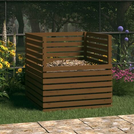 Jardinera - Compostador de madera de pino Egan compostadora