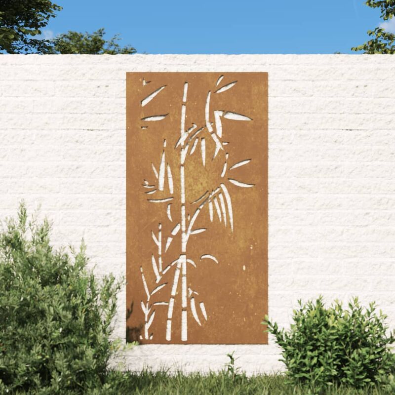 Prolenta Premium - Maison du'Monde - Décoration murale jardin 105x55 cm acier corten