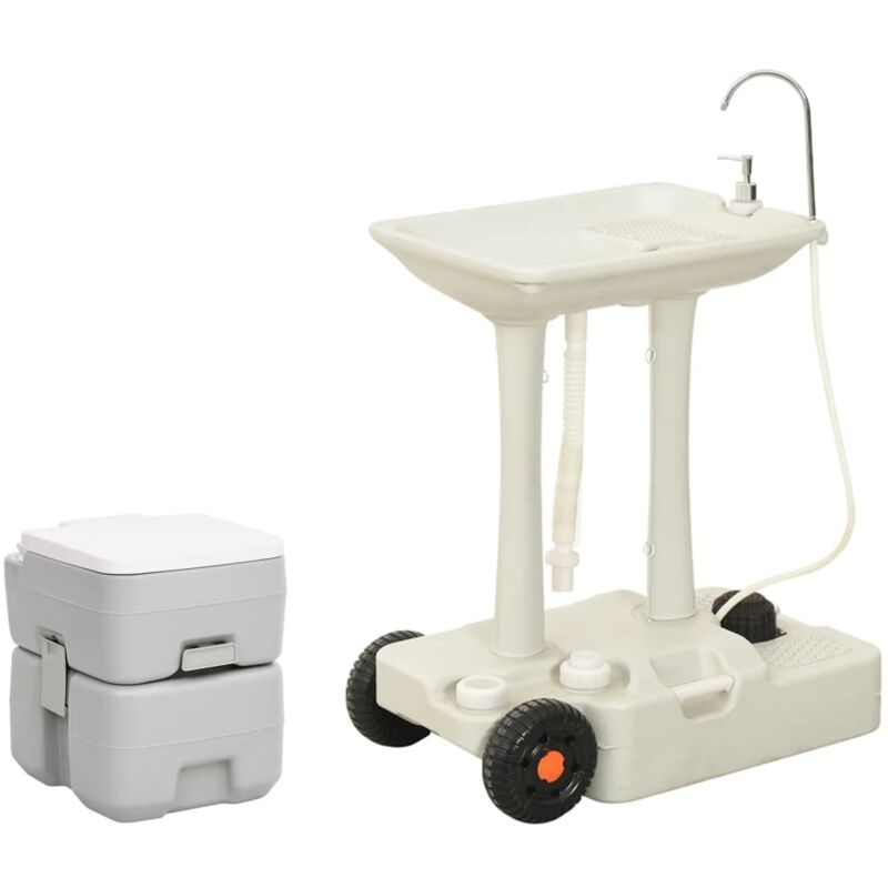 Prolenta Premium - Furniture Limited - Ensemble de toilette et support de lavage des