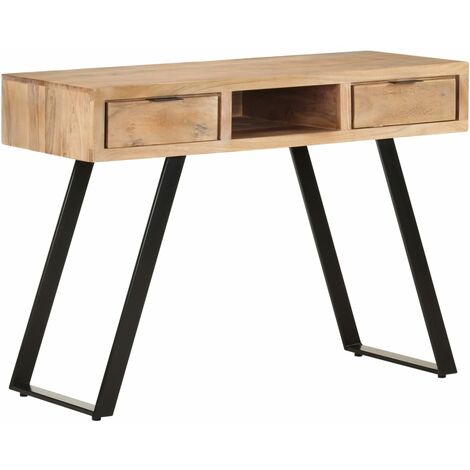 Mesa escritorio madera maciza de mango 110x50x76 cm MAISON EXCLUSIVE