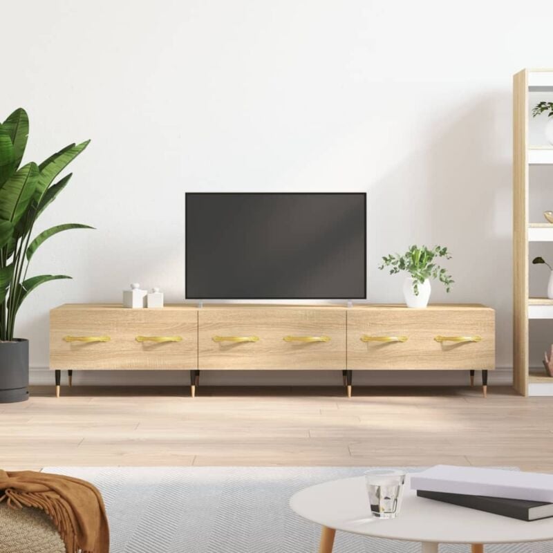 Maison Exclusive - Furniture Limited - Meuble tv chêne sonoma 150x36x30 cm bois