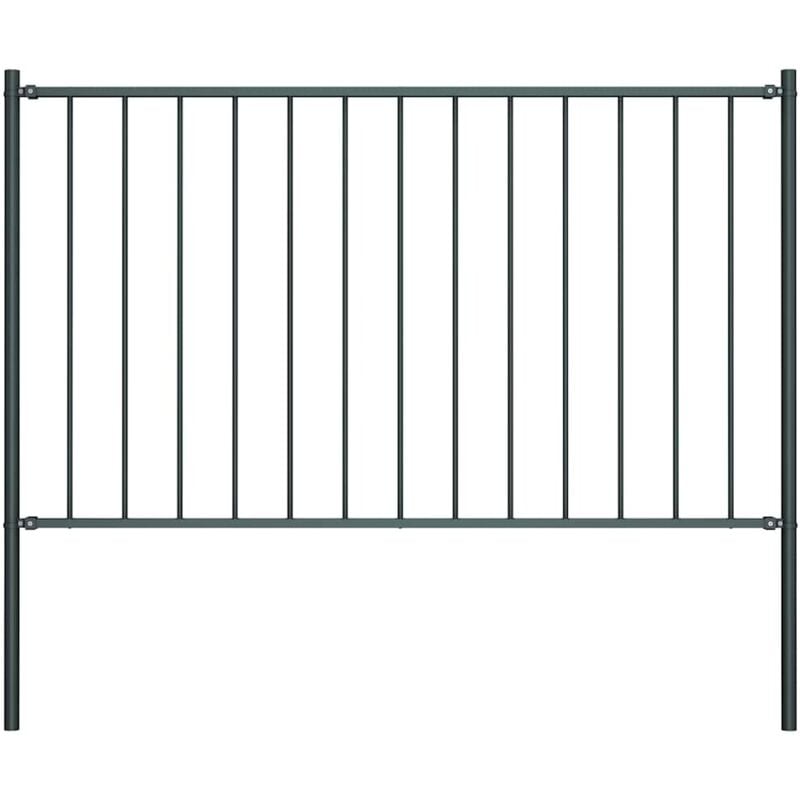 Prolenta Premium - Furniture Limited - Panneau clôture poteau Acier enduit poudre