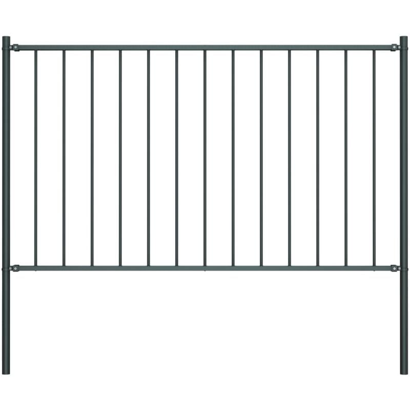 Prolenta Premium - Furniture Limited - Panneau clôture poteau Acier enduit poudre