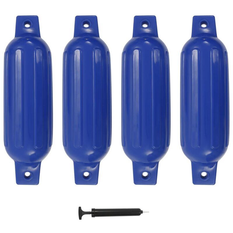 Furniture Limited - Paraurti per Gommone 4 pz Blu