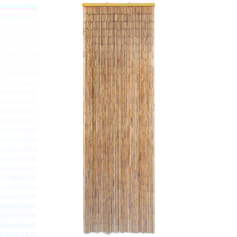 Prolenta Premium - inlife Rideau de porte contre insectes Bambou 56 x 185 cm