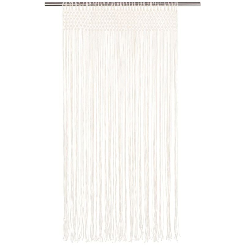 INLIFE Rideau en macramé 140x240 cm Coton