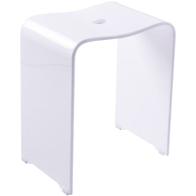 Prolenta Premium - Furniture Limited - Tabouret de salle de bain Trendy blanc