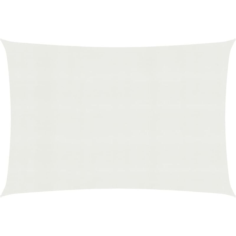 Furniture Limited - Voile d'ombrage 160 g/m² Blanc 2,5x4 m PEHD