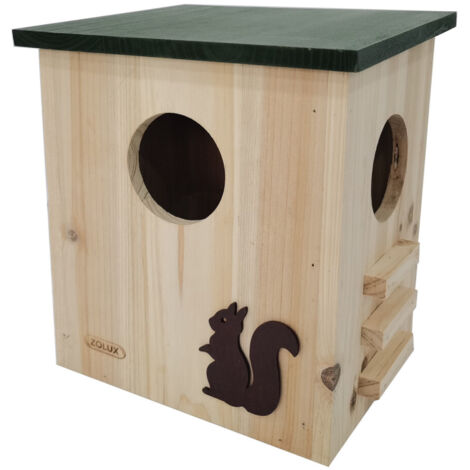 Maison en bois pour écureuil. - zolux