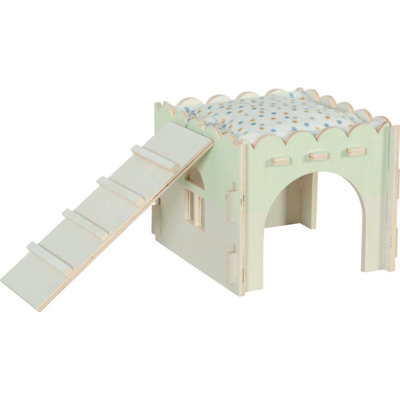 Maison en bois pour rongeurs Cosy Pour lapin nain