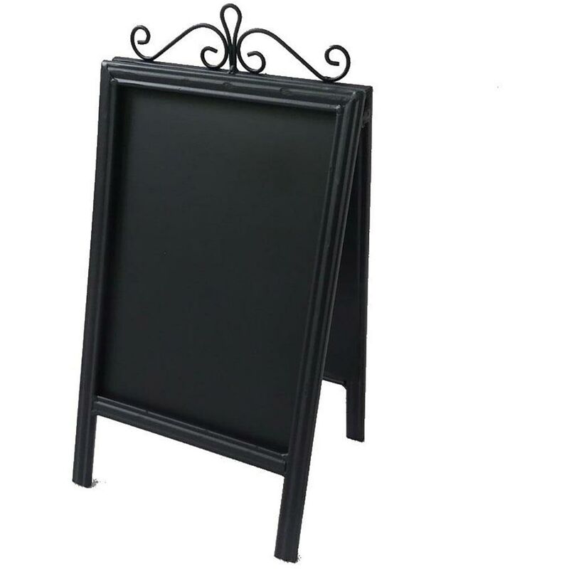 Tableau noir rectangulaire double cm17x19,5h31