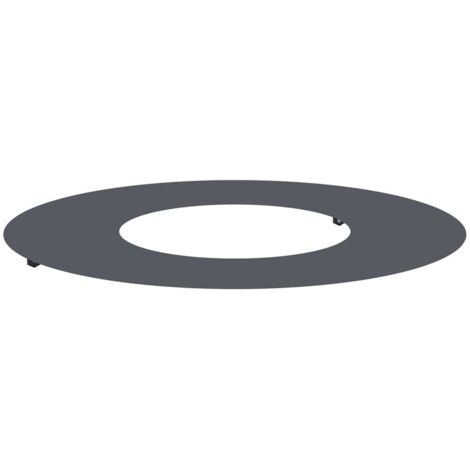 Maison Exclusive - adecuado para Anillo de Árbol Plano Antracita Ø30 / 60 cm Acero