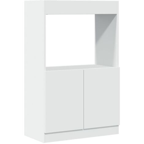 Maison Exclusive - Buffet haut blanc 63x33x100 cm bois d'ingénierie
