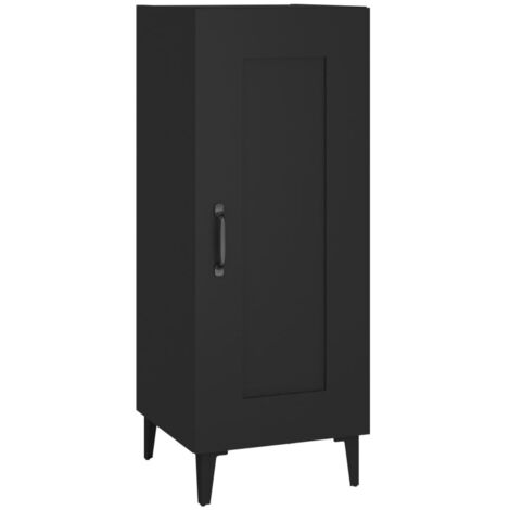 Maison Exclusive - Credenza Nero 34,5x34x90 cm in Legno Multistrato