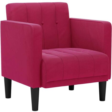 Maison Exclusive - Divano Sedia con Braccioli Rosso Vino 53 cm in Velluto