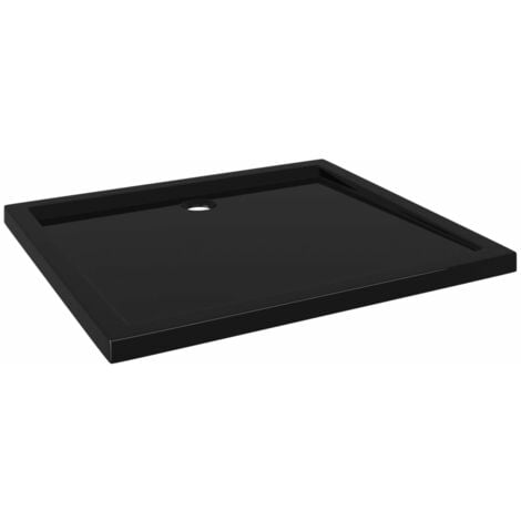 Maison Exclusive - Duschtasse ABS Rechteckig Schwarz 80x90 cm