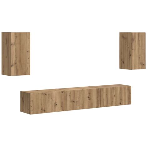 Maison Exclusive - Ensemble meuble TV 5 pcs Chêne artisanal Bois d'ingénierie