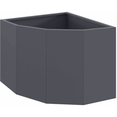 Maison Exclusive - Macetero de Esquina Antracita 45 x 45 x 35 cm