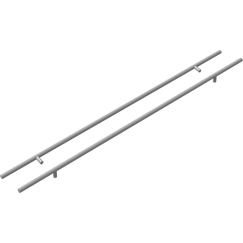 Maison Exclusive - Poignée de cabinet 2 pcs Argenté 800 mm Acier inoxydable