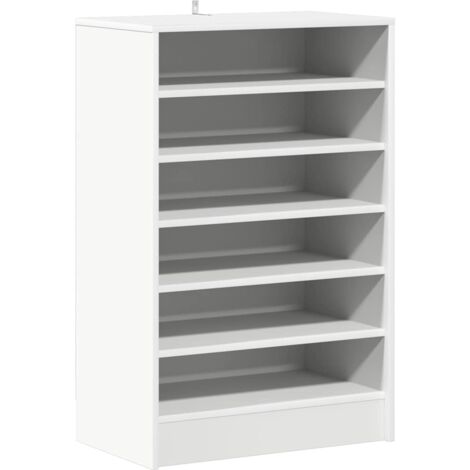 Maison Exclusive - Scarpiera Bianca 60x35x92 cm in Truciolato