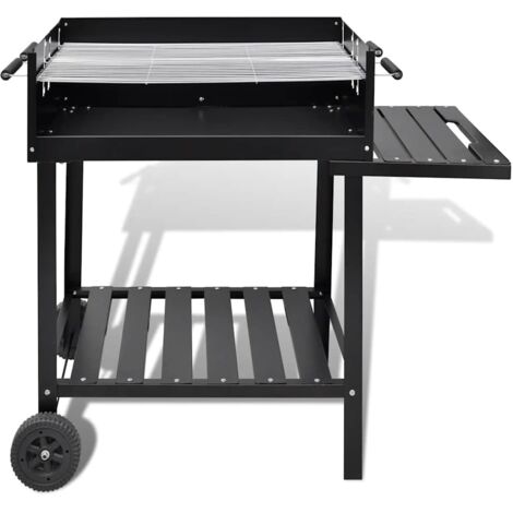 Maison Exclusive - Soporte para barbacoa de carbón con 2 ruedas