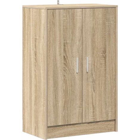 Maison Exclusive - Zapatero madera contrachapada roble Sonoma 60x
