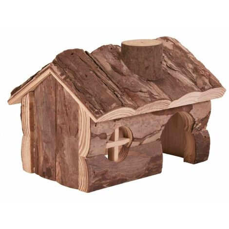Maison hendrik, hamster, en bois d'écorce, 14 × 11 × 11 cm