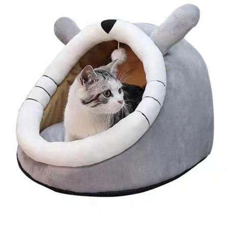 Maison pour chat et chien taille L 44×40×35cm, pour petits chiens type Teddy