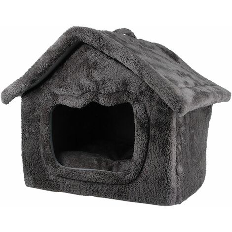 Maison petit chien & chat ''daily'' gris :45x39x44cm
