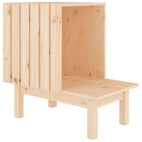 Maison pour chat，Jouets pour chat，Arbre à Grimper 60x36x60 cm Bois de pin massif CFW18556