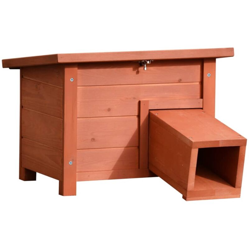 Maisonchic - Maison pour hérisson bois marron DS1828 design in