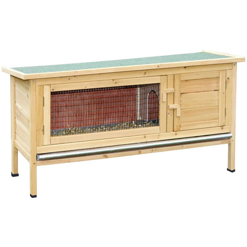 Kerbl - Maison pour rongeurs Alfred 116x45x62 cm bois vernissé