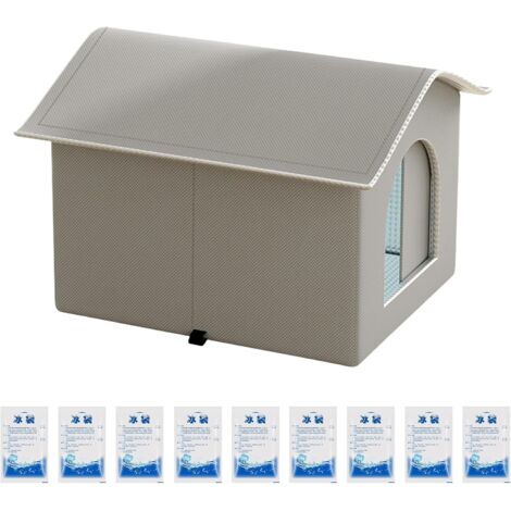 Maison Rafraîchissante pour Chat - Abri Transportable pour